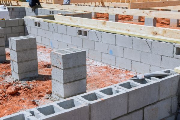 Cement Block Installation in Delaware
